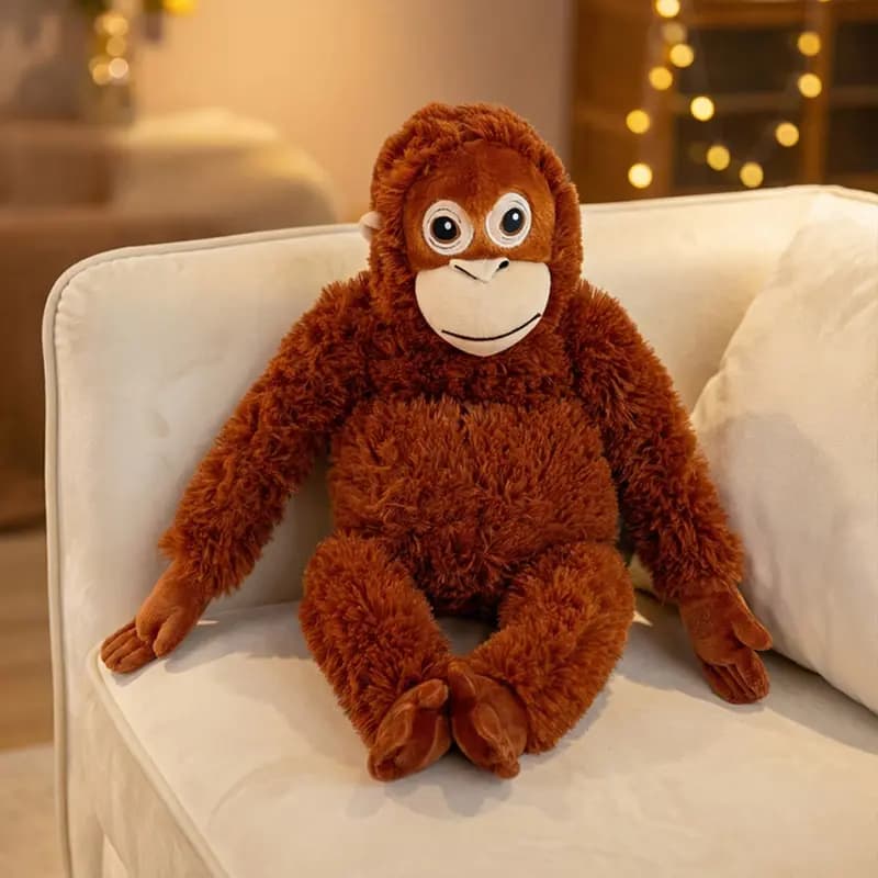 DJUNGELSKOG soft toy orangutans- (monkey)